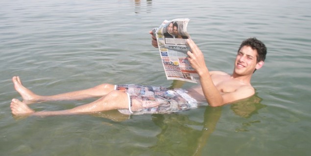 Melvin in de dode zee