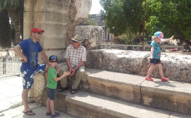 Kinderen in Synagoge
