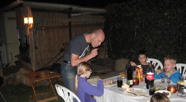 Swen met barbeque